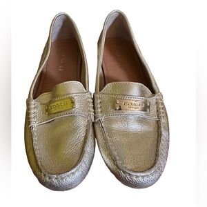 Golden coach loafers